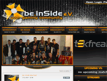 Tablet Screenshot of be-inside.eu